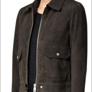 All Saints Suede Orton Jacket